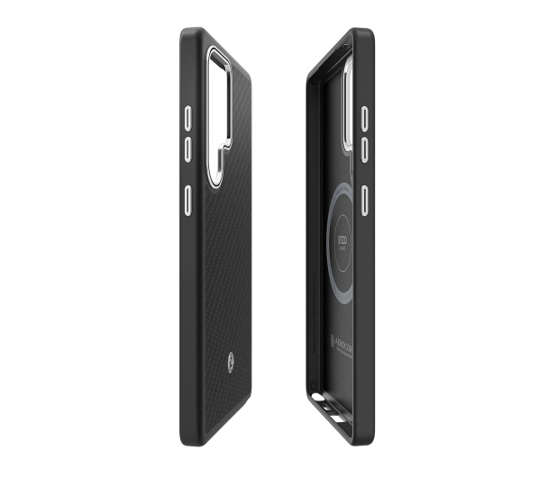 SAMSUNG Enzo Aramid Case do Galaxy S25 Ultra Black Silver GP-FPS938PGABW - 1310716 - zdjęcie 6